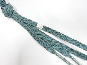 未使用品　正絹　夏手組帯締め